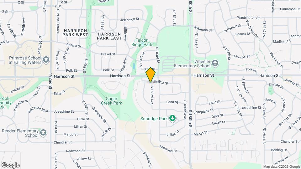 7008 S 183rd Ave Map and Location Details