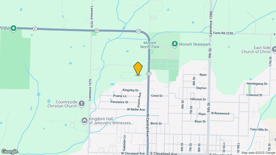 Monett Homes Estates Map and Location Details