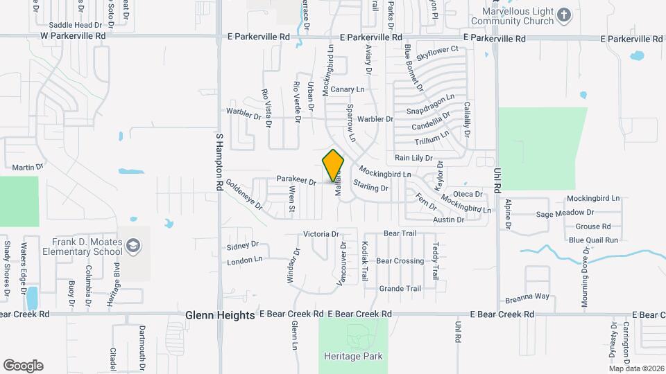 1401 Mallard Dr Map and Location Details