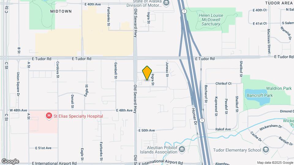 821 E 46th Ct Map and Location Details