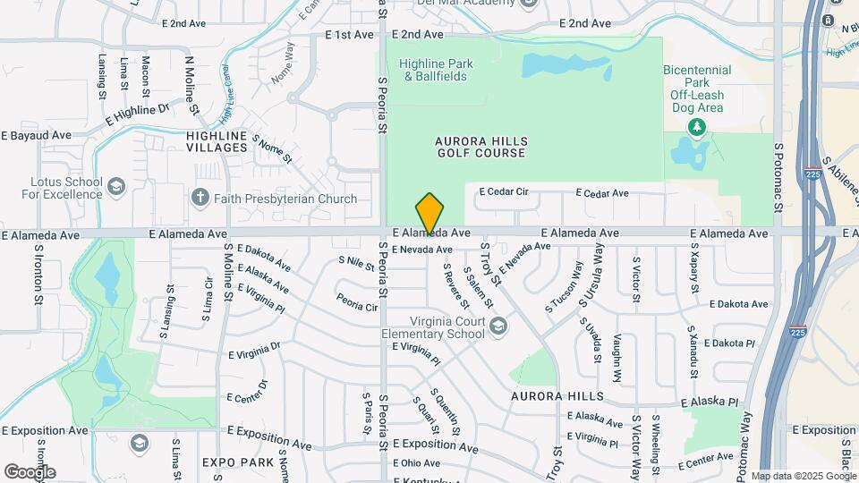 12403 E Nevada Ave Mapa y Detalles de la Ubicación