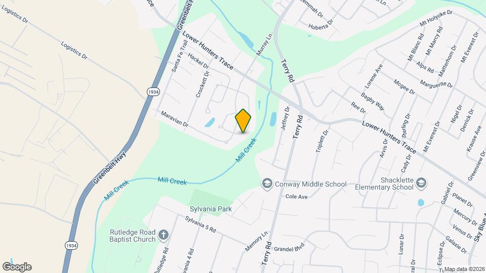 6407 Hunters Creek Blvd Map and Location Details