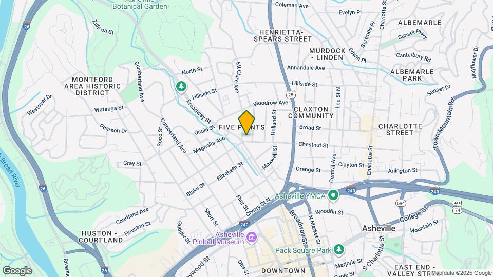 12 E Chestnut St Map and Location Details