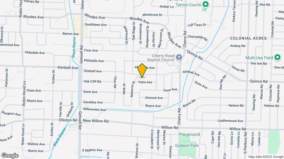 4190 Vann Ave Map and Location Details