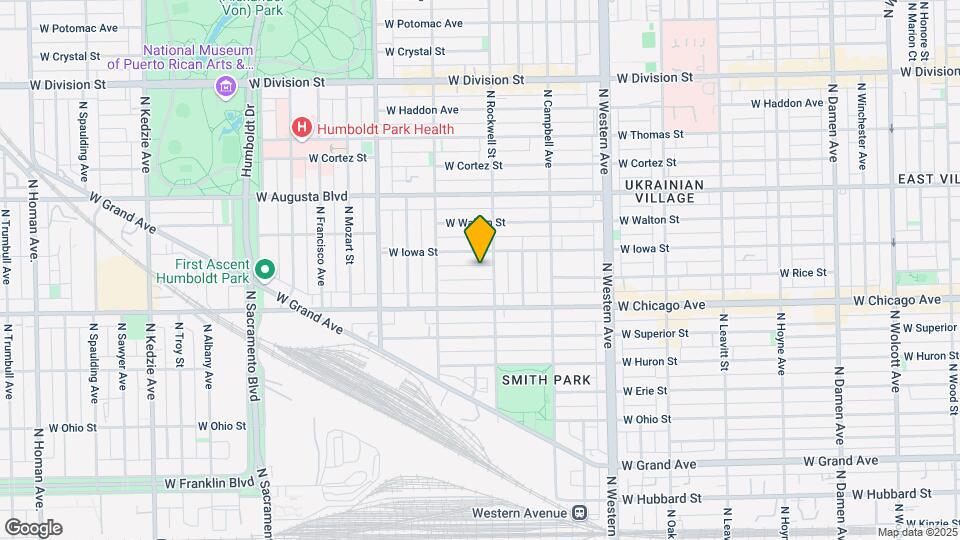 2612 W Rice St Map and Location Details