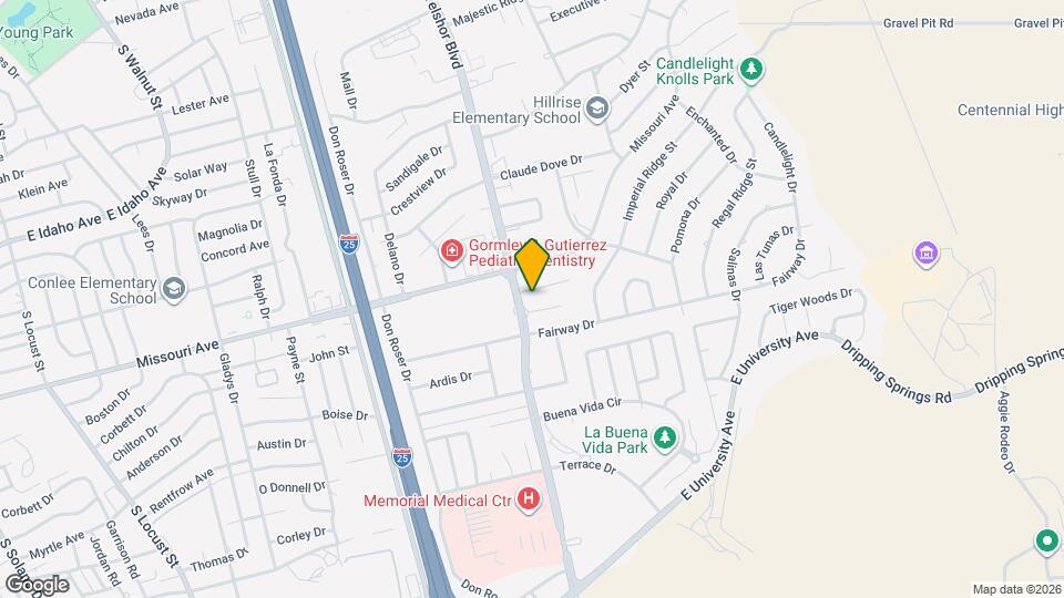 2908 Valle Vista Map and Location Details