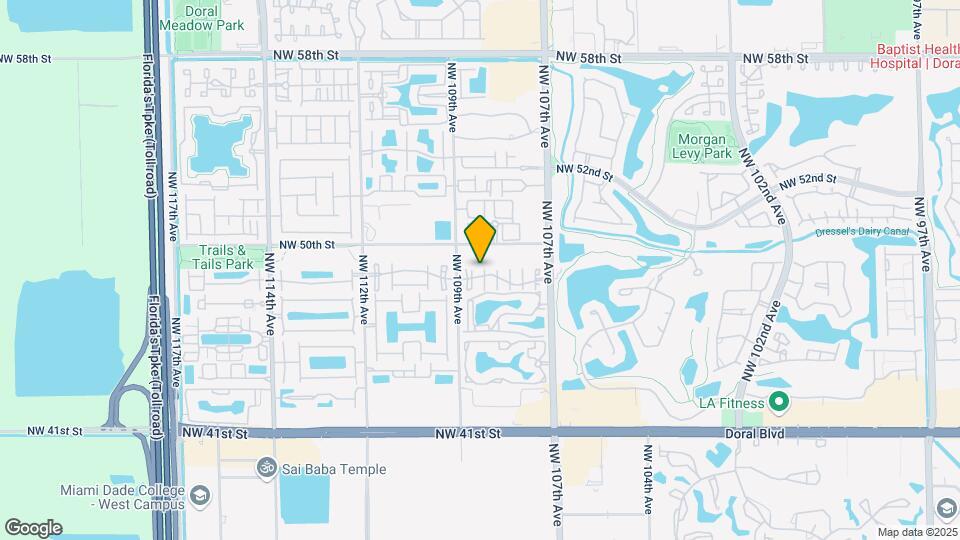 4890 NW 108th Pl Map and Location Details
