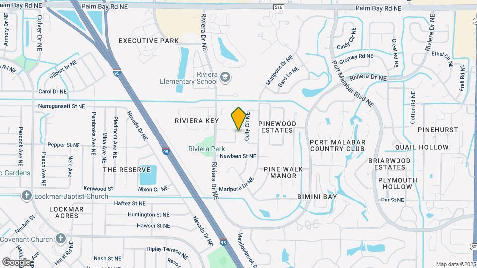 1099 Dania Cir Map and Location Details