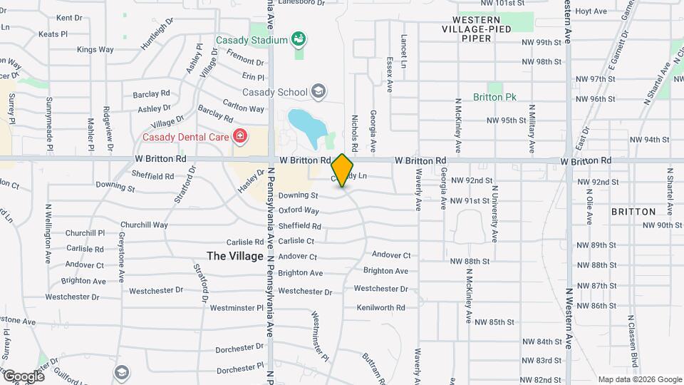 9301 Nichols Rd Map and Location Details
