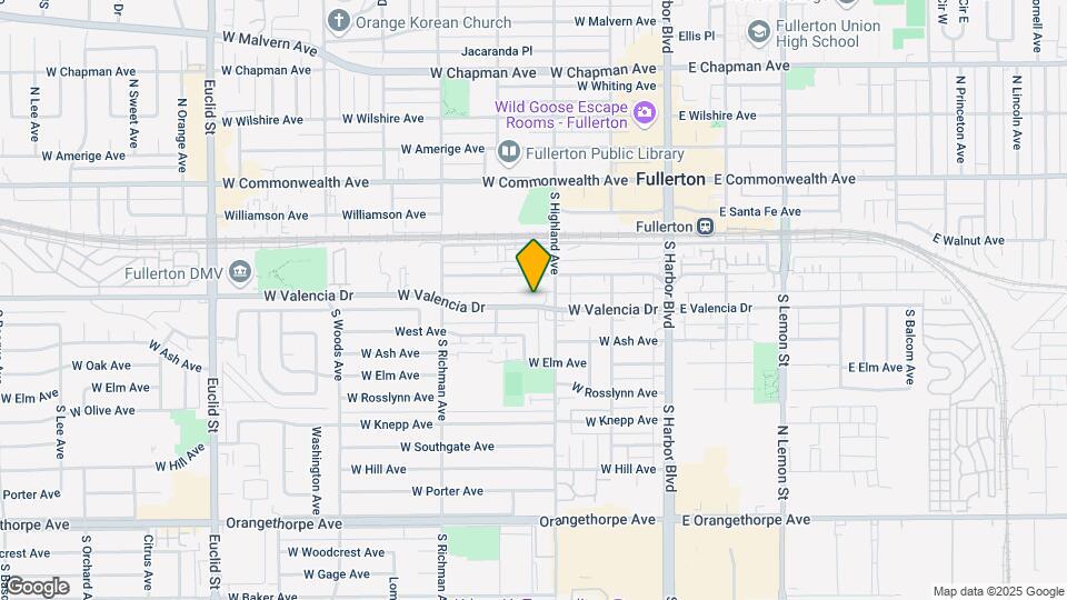 313 W Valencia Dr Map and Location Details