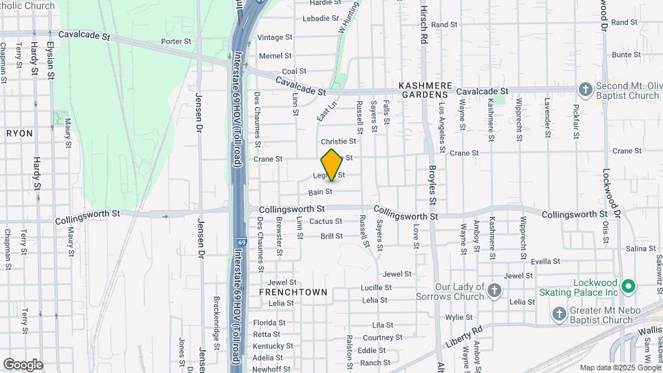 3523 Bain St Map and Location Details