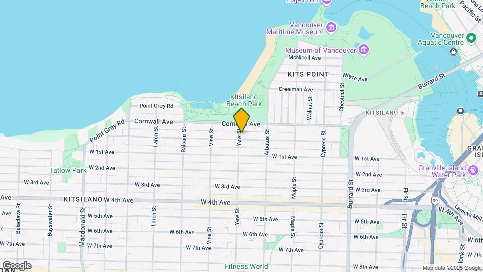 1546 Yew St Map and Location Details