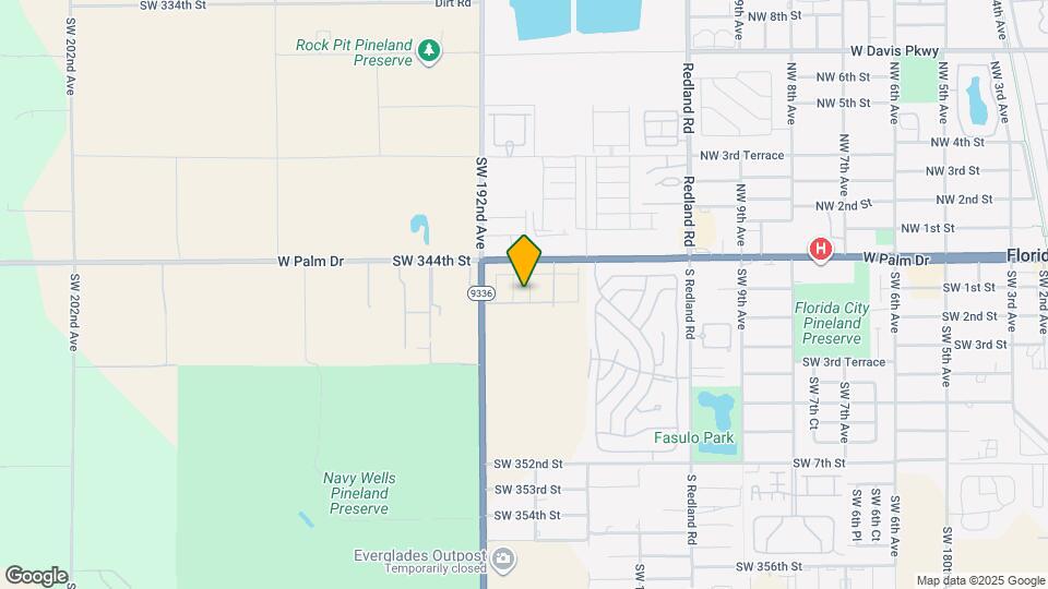 34518 SW 190th Ave Map and Location Details