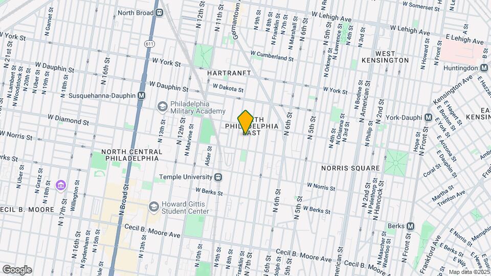 2137 N Darien St Map and Location Details