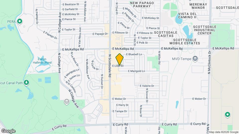945 E Lilac Dr Map and Location Details