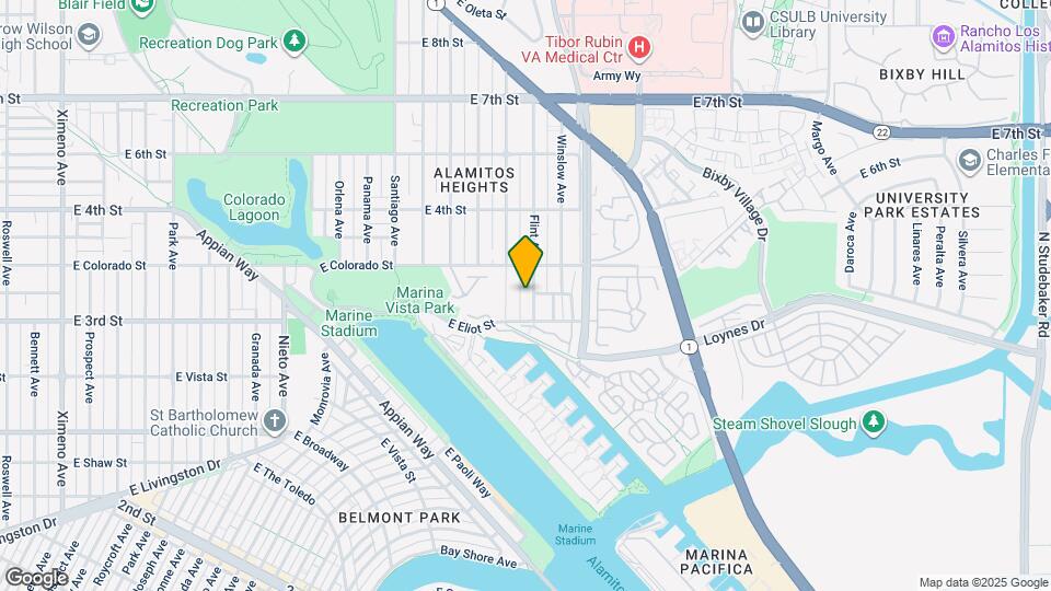 321 Flint Ave Map and Location Details