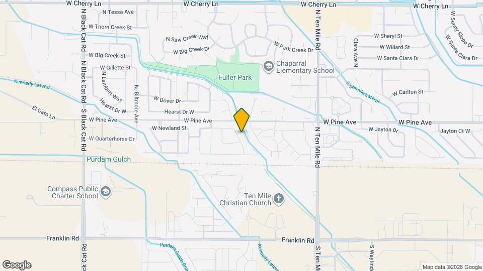 714 N Ash Pine Way Map and Location Details