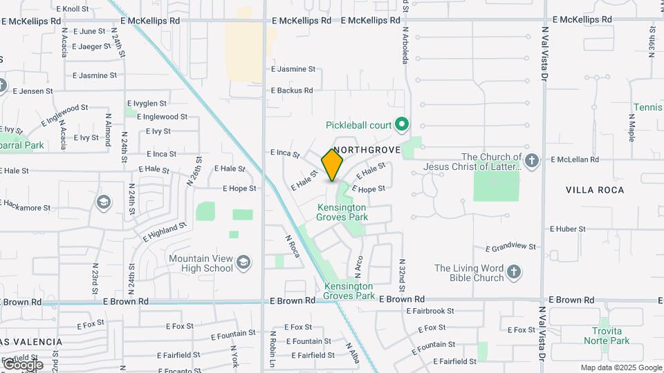 1515 N Los Alamos Cir Map and Location Details