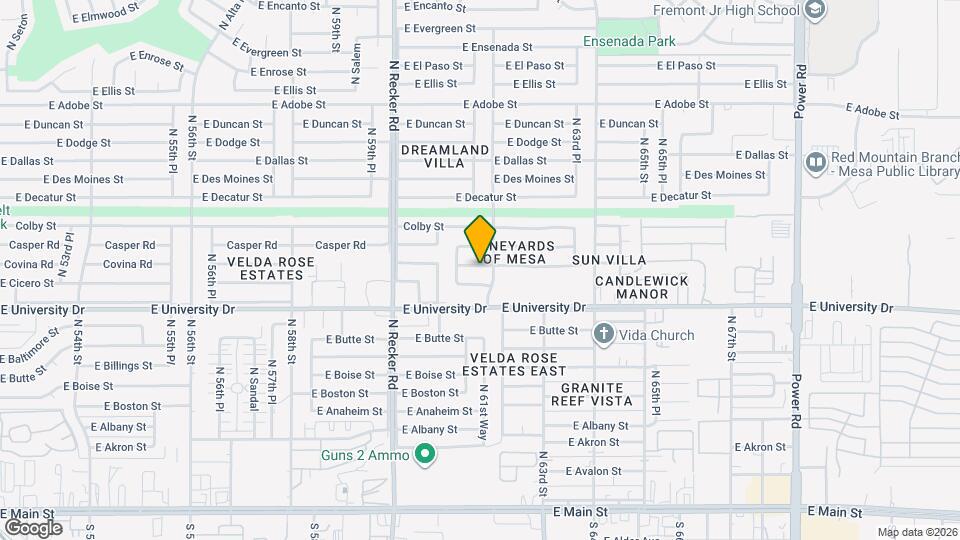 6145 Covina Rd Map and Location Details