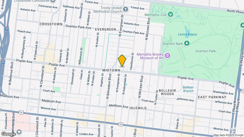 189 N Auburndale St Mapa y Detalles de la Ubicación