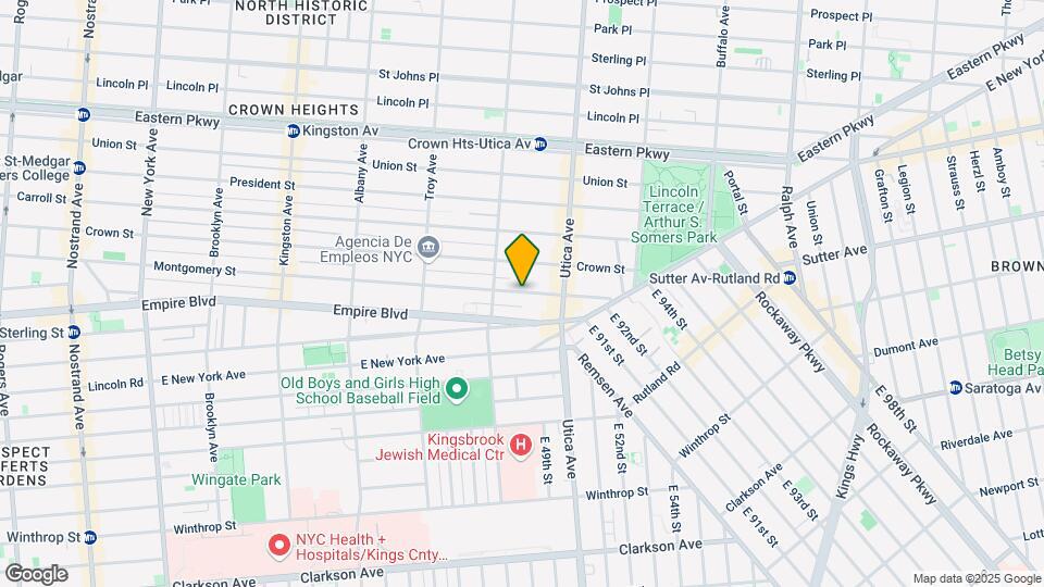 954 Montgomery St Map and Location Details