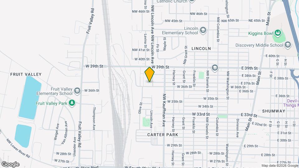 1104 W 36th St Map and Location Details