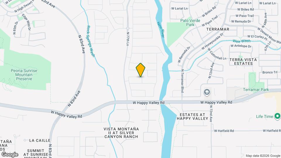 7665 W Smoketree Dr Map and Location Details