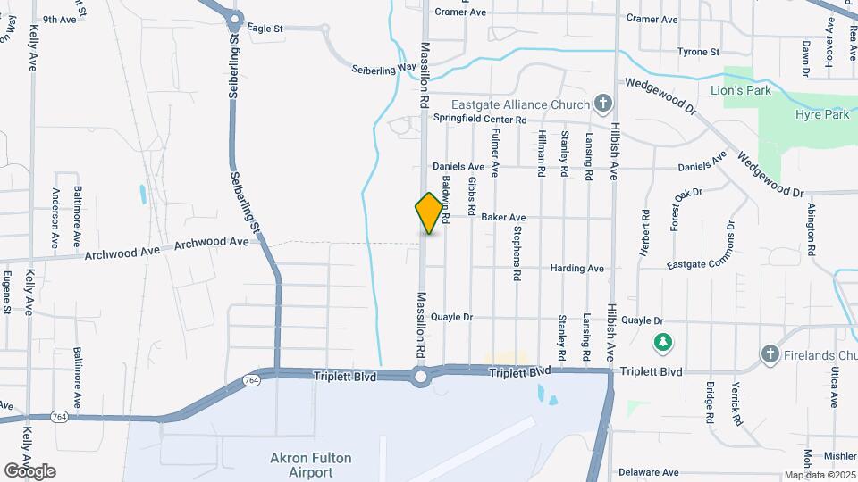 495 Massillon Rd Map and Location Details