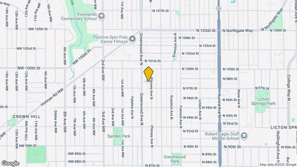 315 N Greenwood Cir Map and Location Details