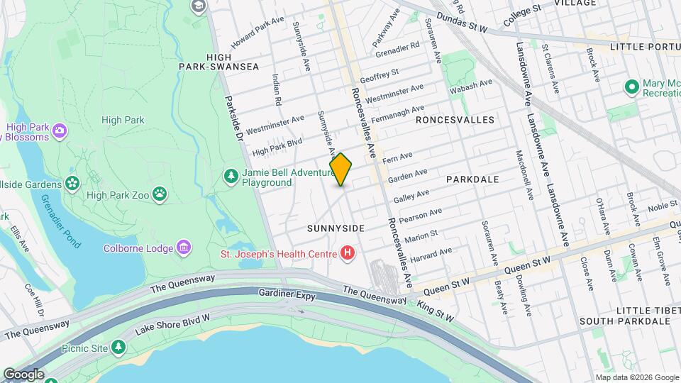 164 Sunnyside Av Map and Location Details