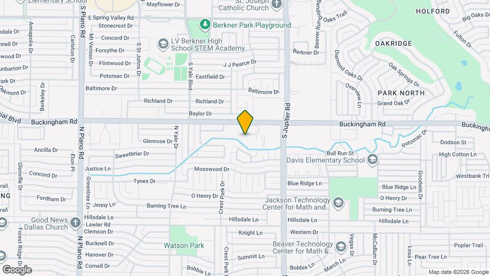 3754 W Buckingham Rd Map and Location Details