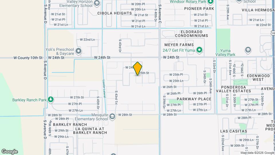 2549 S 42nd Ave Map and Location Details