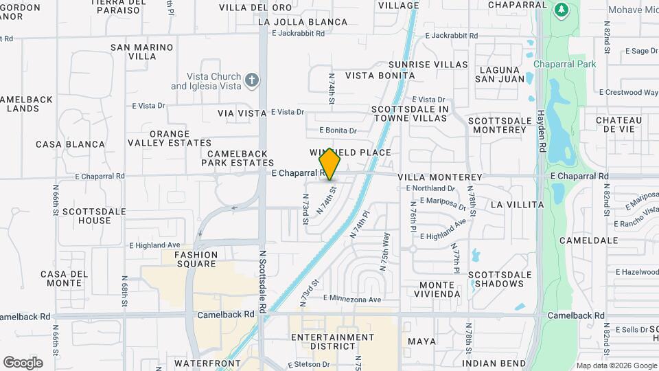 7339 E Northland Dr Mapa y Detalles de la Ubicación