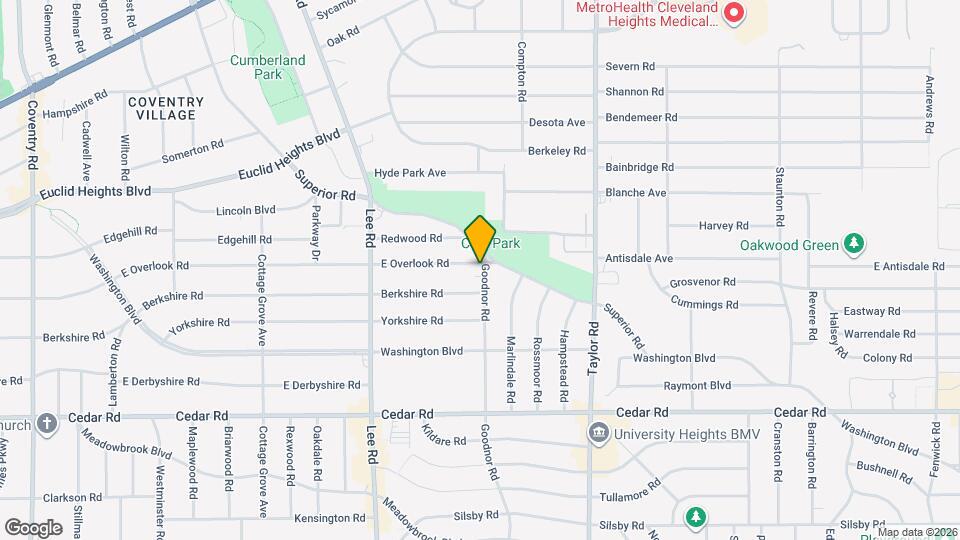 3326 E Overlook Rd, Unit The Overlook Mapa y Detalles de la Ubicación