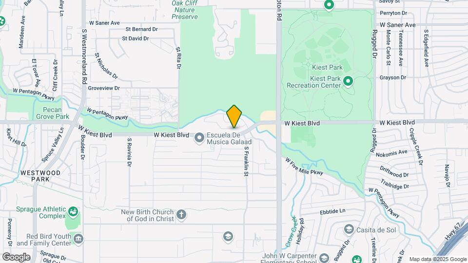 2525 W Kiest Blvd Map and Location Details