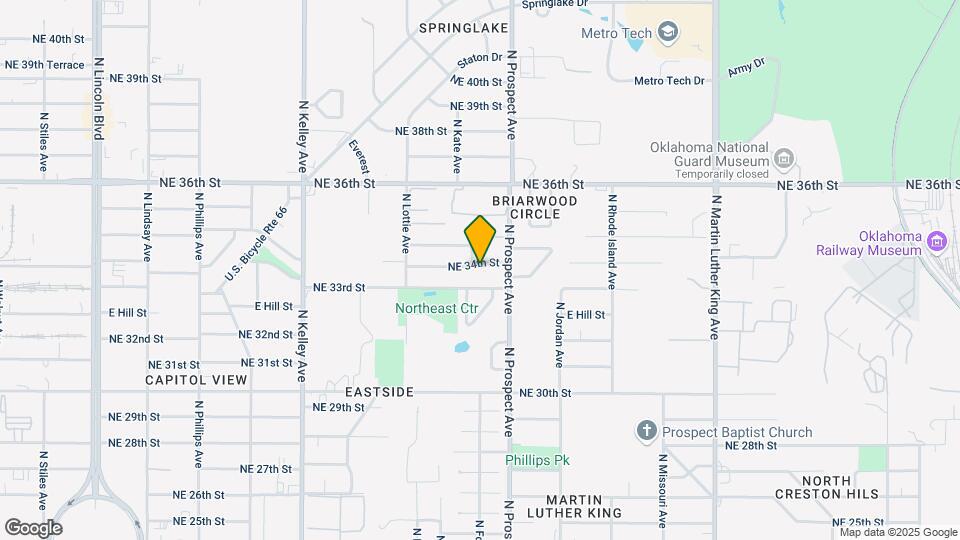 1424 NE 34th St Map and Location Details