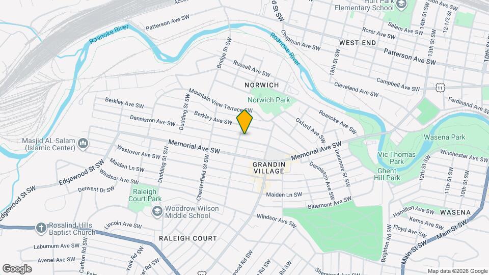 2047 Denniston Ave SW Map and Location Details