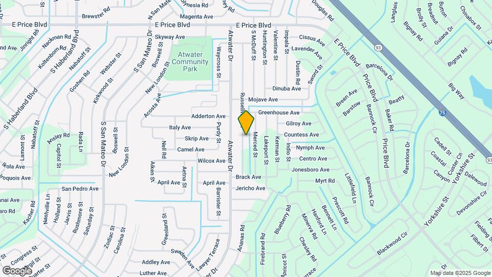1654 Russellville St Map and Location Details