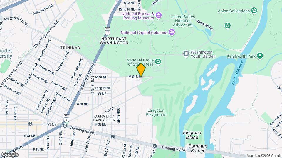 2229 M St NE Mapa y Detalles de la Ubicación