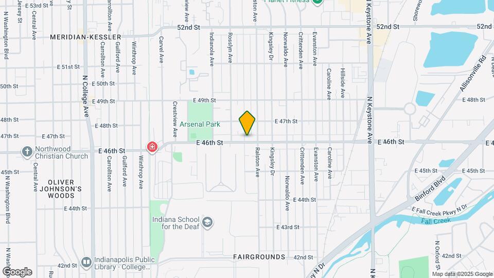 1602 E 46th St Map and Location Details