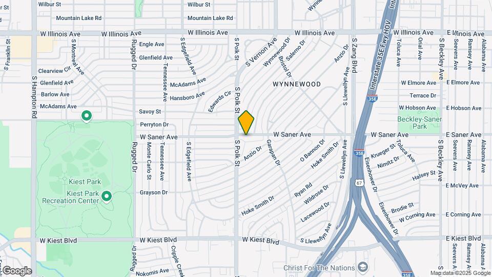 1018 W Saner Ave Map and Location Details