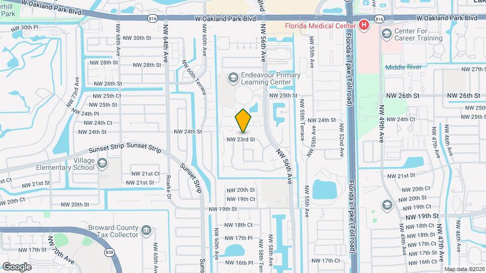 5905 NW 23rd St Map and Location Details
