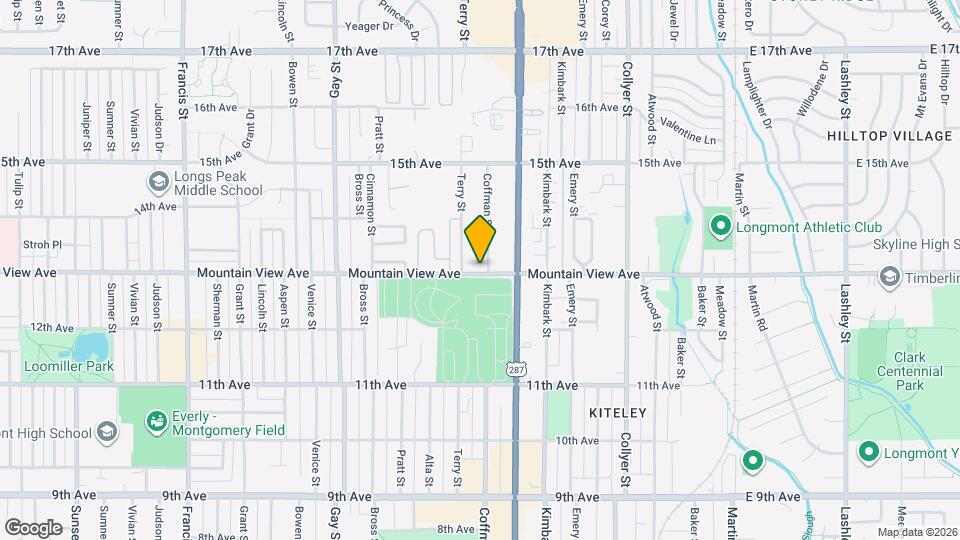 1303 Coffman St Map and Location Details