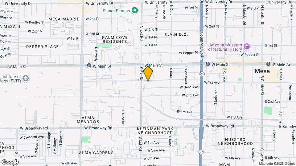 737 W 1st Ave-Unit -103 Map and Location Details