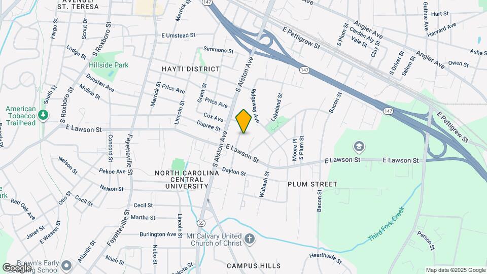 1211 Rosewood St Map and Location Details