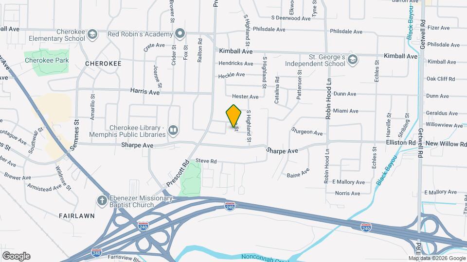 1599 Hope St Map and Location Details