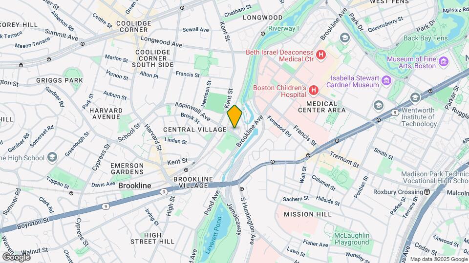 252 Aspinwall Ave Map and Location Details