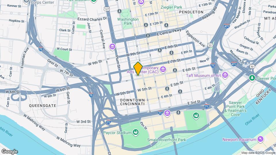 126 W Sixth St Map and Location Details