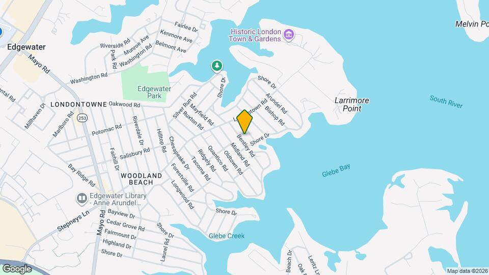 1621 Bentley Rd Map and Location Details