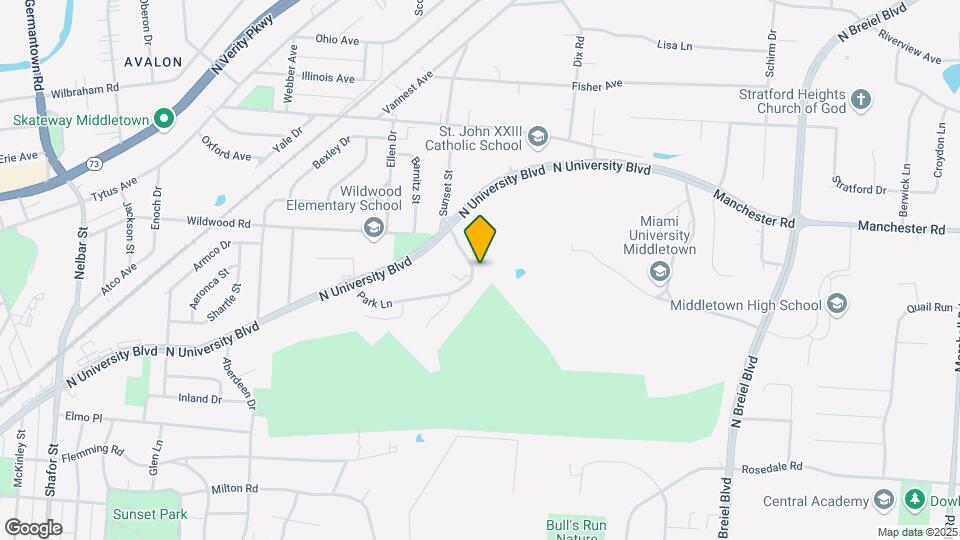 1097 Park Ln Mapa y Detalles de la Ubicación